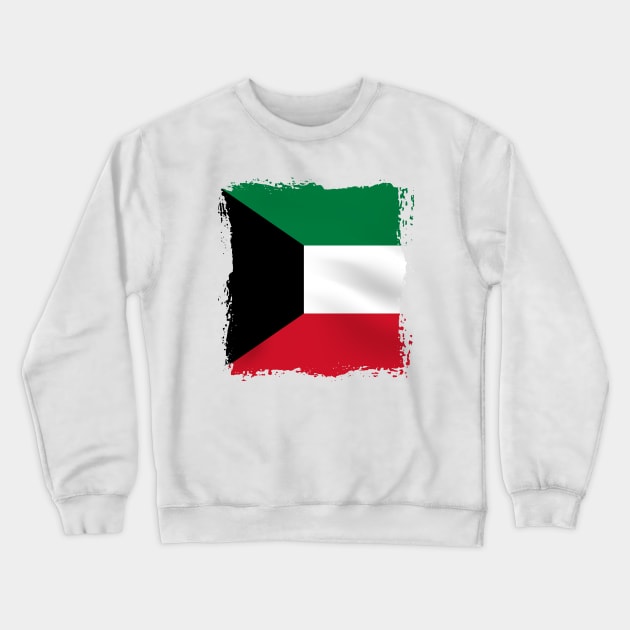 Kuwait Artwork Crewneck Sweatshirt by SASTRAVILA